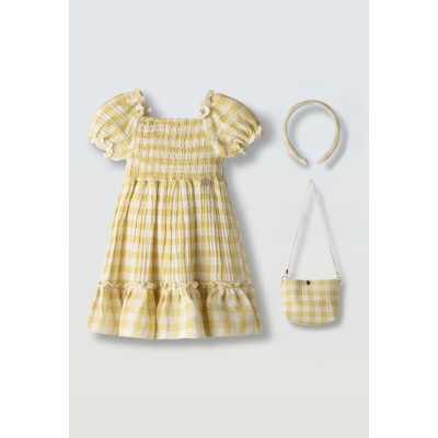 Dress with bag - OCHER 5Y