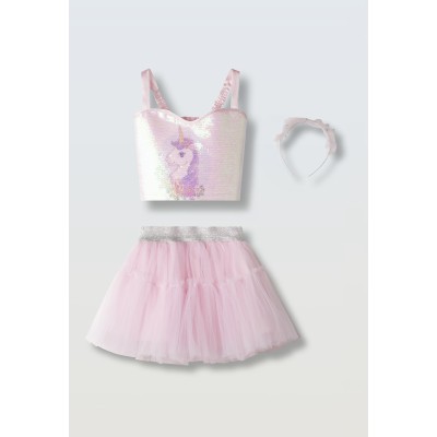 Σετ φούστα βρεφικό - ΛΕΥΚΟ 2Y