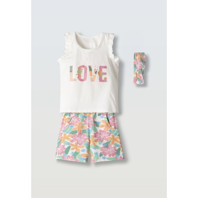 Σετ σορτς - ΛΕΥΚΟ 5Y