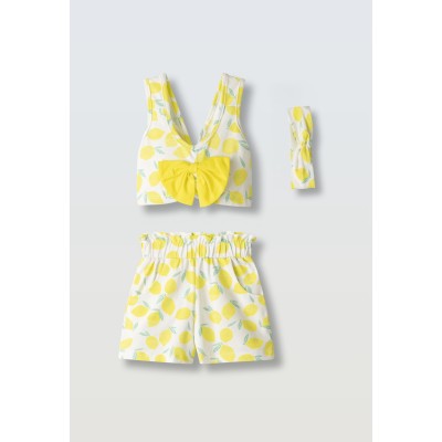 Lemon shorts set - YELLOW 2Y