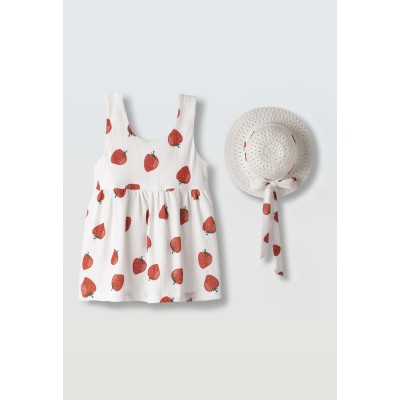 Dress with hat - RED 2Y