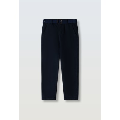 Pants with elastic waistband - BLUE 6Y