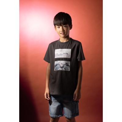 Bermuda jeans set - BLACK 6Y