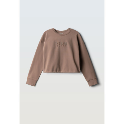 Blouse - BROWN 12Y