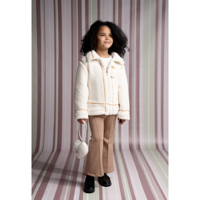 Pants and cardigan set - CREAM 5Y