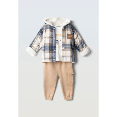 Set of 3 baby items - CAMEL 12M