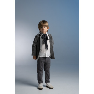 Coat set 3pcs. - GREY 6Y