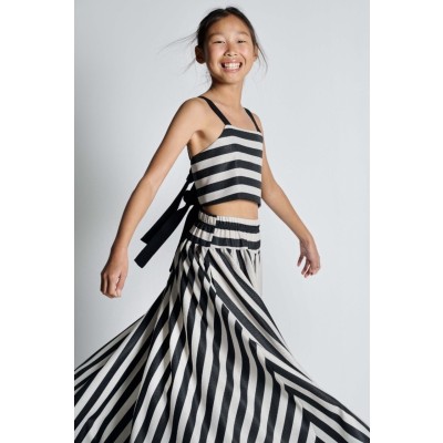 Σετ φούστα maxi - ΜΑΥΡΟ 8Y