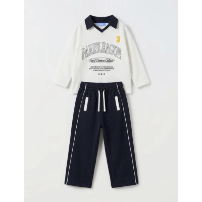 Jumpsuit set - CREAM 9/10Y