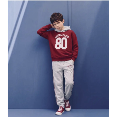 Sparkly jumpsuit set - RED 9/10Y