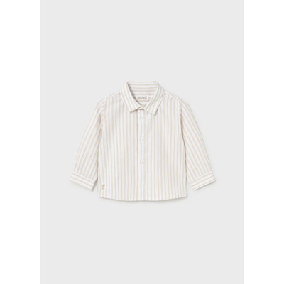 Basic long sleeve shirt - BEIGE 9M