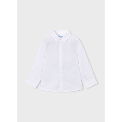 Basic long sleeve shirt - WHITE 4Y