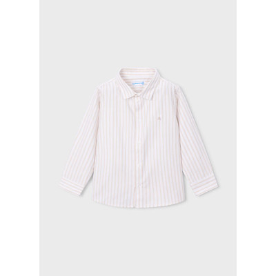 Basic long sleeve shirt - BEIGE 10Y