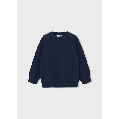 Basic round collar jersey - BLUE 10Y