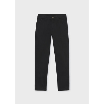 Basic chino pants - BLACK 8Y