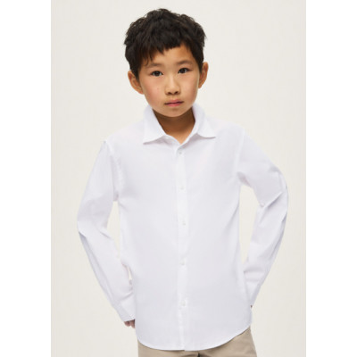 Basic long sleeve shirt - WHITE 8Y