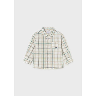Long-sleeved plaid shirt - CABBAGE 18M