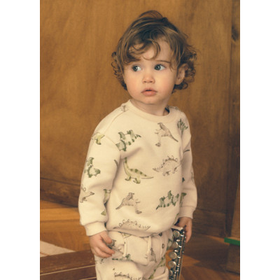 Patterned sweater - GREY 9M