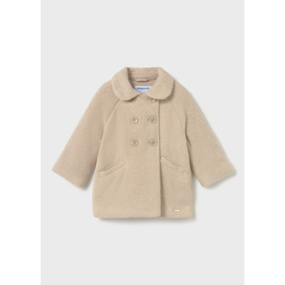 Chenille coat - BEIGE 18M
