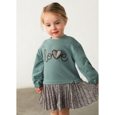 Sweatshirt dress - BLUE 18M