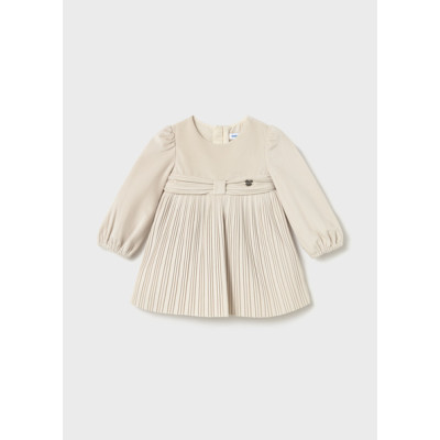 Φόρεμα βελούδο πλισέ - ΜΠΕΖ 18M