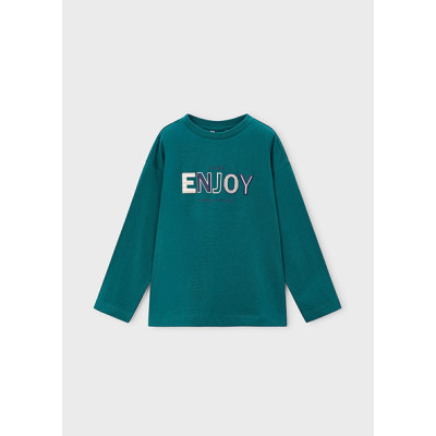 Long-sleeved puff print blouse - VERAMAN 4Y