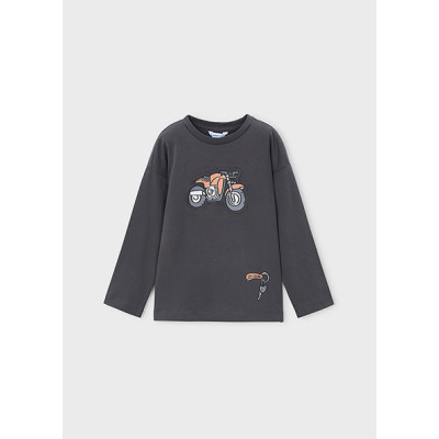 Long sleeve T-Shirt - ANTHRACITE 8Y