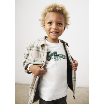 Long sleeve blouse set - GREEN 8Y