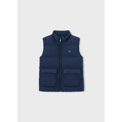 Puffy vest - BLUE 10Y