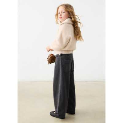 Wide leg jeans - GREY 8Y