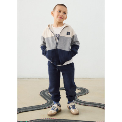 Cardigan and blouse set - BLUE 6Y