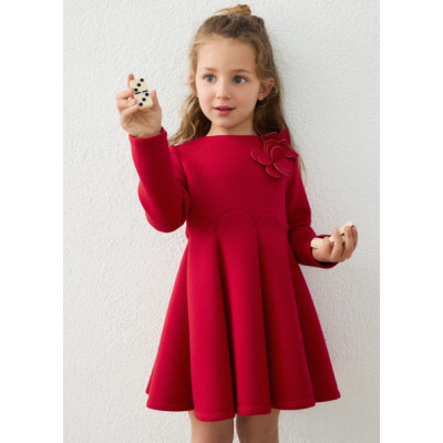 Dress - BURGUNDY 9Y