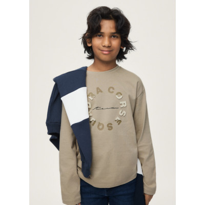 Long sleeve T-Shirt - BEIGE 10Y