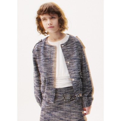 Maco twwed jacket - BLUE 8Y