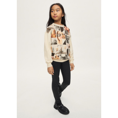 Fleece leggings set - BLACK 8Y