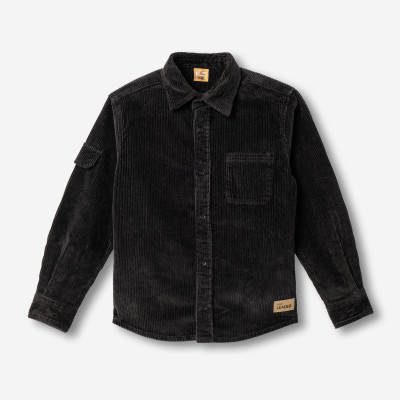 Corduroy shirt - BLACK 14Y