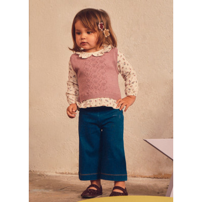Pants and vest set - PURPLE 18M
