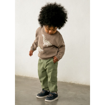 Cargo jogger pants - GREEN 18M