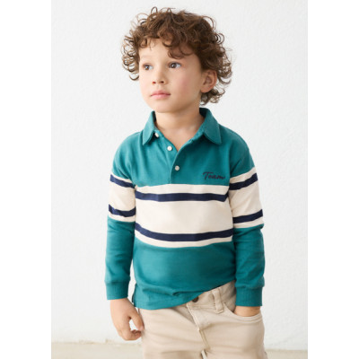 Long-sleeved combined polo shirt - VERAMAN 4Y