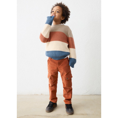 Corduroy cargo pants - TILE 7Y