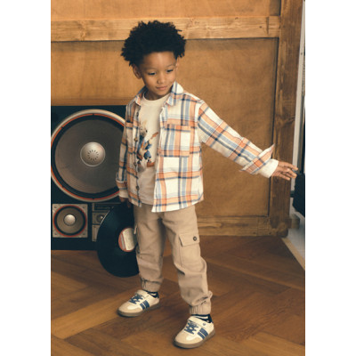 Cargo pants - BEIGE 7Y