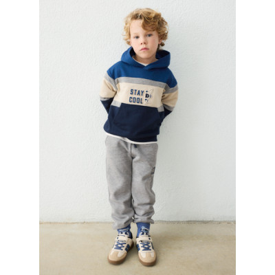 Hooded sweatshirt - BLUE 7Y