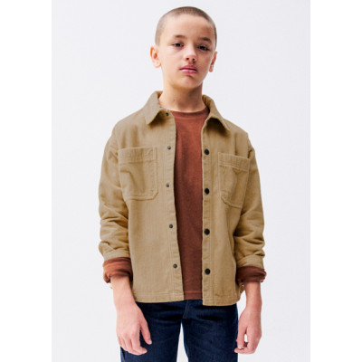 Corduroy shirt - CAMEL 10Y