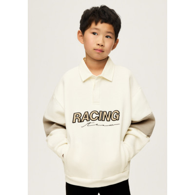 Furry sweatshirt - CREAM 18Y