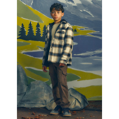 Cargo pants - BROWN 12Y