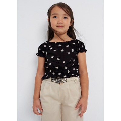 Embroidery shirt - BLACK 2Y