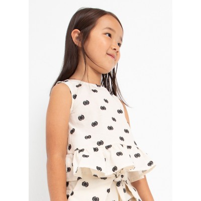 Polka dot shirt - BEIGE 2Y