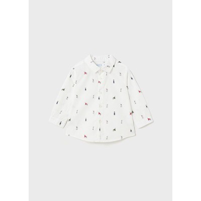 Long sleeve shirt with prints - WHITE 18M