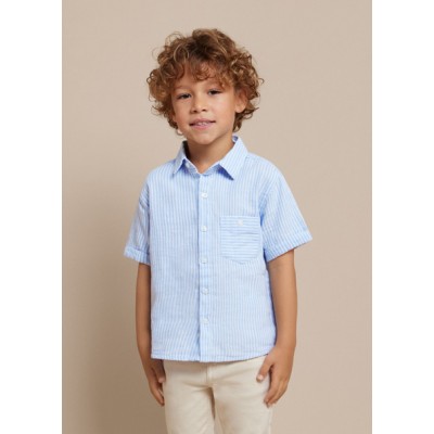 Double Sided Short Sleeve Shirt - BLUE 7Y