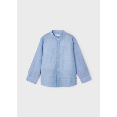 Long sleeve collar linen shirt - SEA 6Y